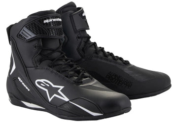 ALPINESTARS FAST-4 SHOES - BLACK/WHITE