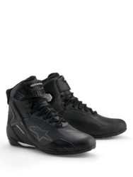 ALPINESTARS STELLA FASTER-4 DRYSTAR SHOES - BLACK/SILVER