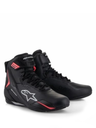 ALPINESTARS STELLA FASTER-4 DRYSTAR SHOES - BLACK/GRAY/CORAL FLUO