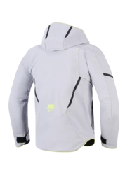 ALPINESTARS AEROSHELL WATERPROOF JACKET - MID-GRAY/ YELLOW FLUO