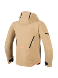 ALPINESTARS AEROSHELL WATERPROOF JACKET - DARK KHAKI/BLACK/ORANGE FLUO
