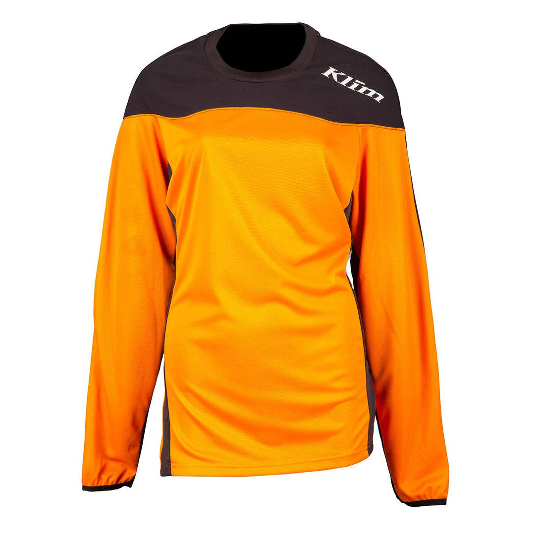 KLIM REBELLE JERSEY - EMBER ORANGE - BLACK