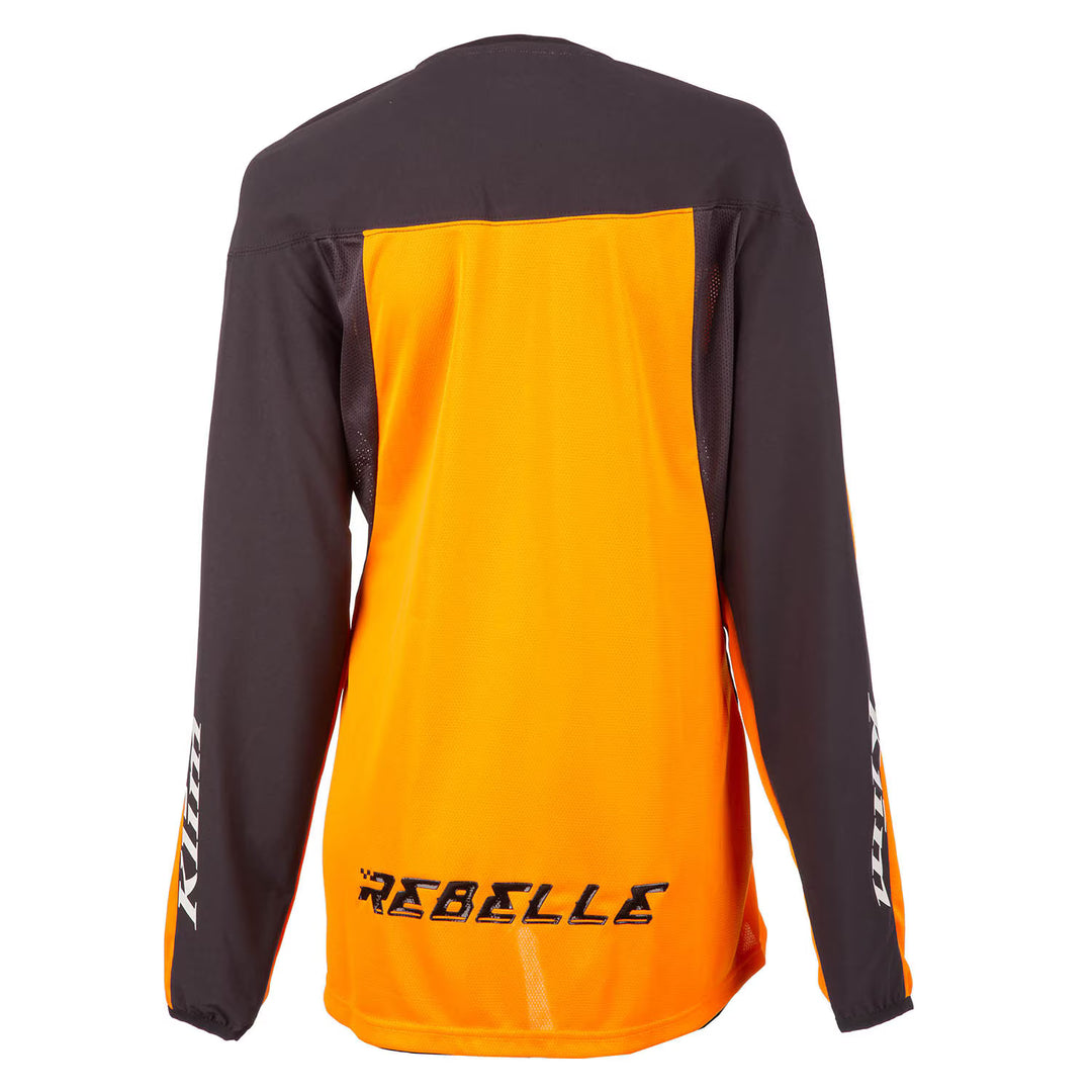 KLIM REBELLE JERSEY - EMBER ORANGE - BLACK