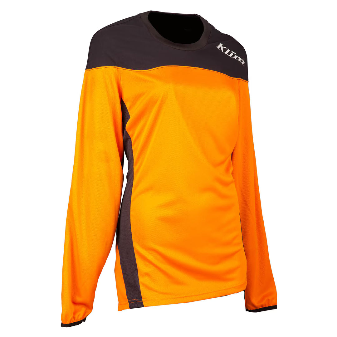 KLIM REBELLE JERSEY - EMBER ORANGE - BLACK