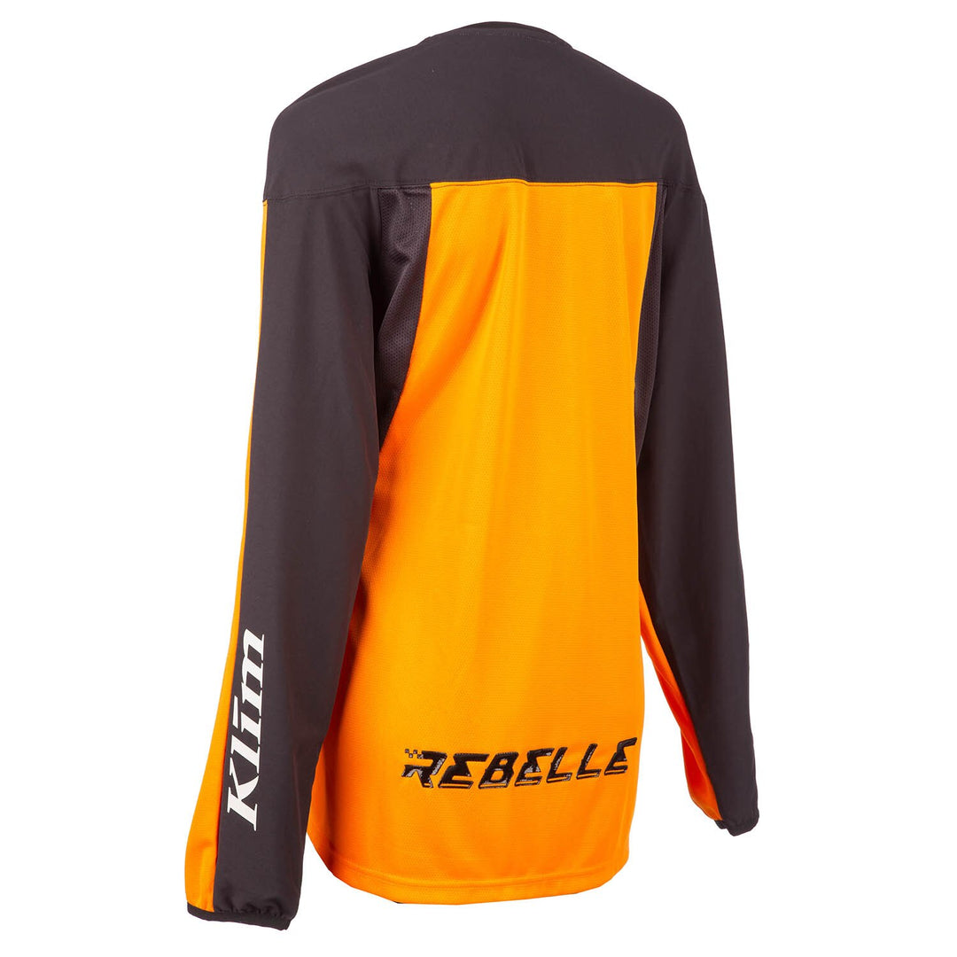 KLIM REBELLE JERSEY - EMBER ORANGE - BLACK