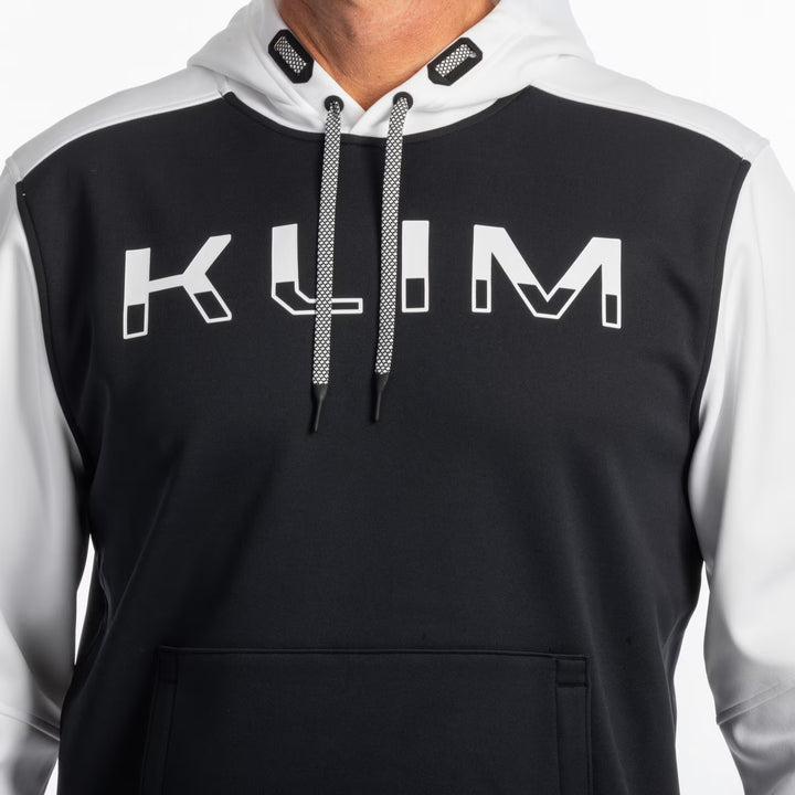 KLIM PETROL PULLOVER HOODIE - BLACK - WHITE