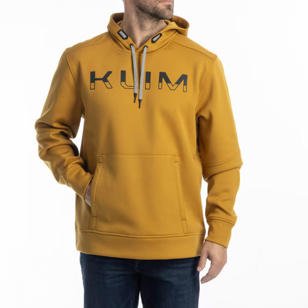 KLIM PETROL PULLOVER HOODIE - GOLDEN BROWN - BLACK