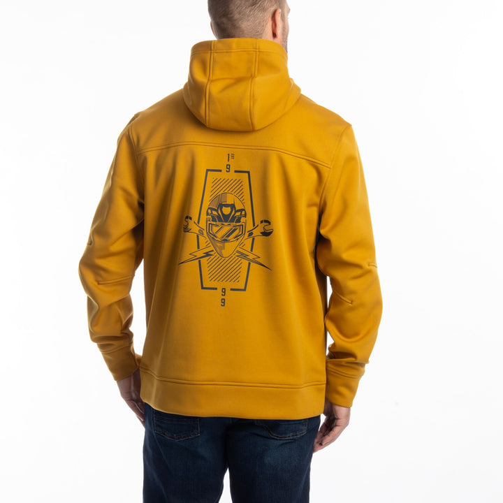 KLIM PETROL PULLOVER HOODIE - GOLDEN BROWN - BLACK