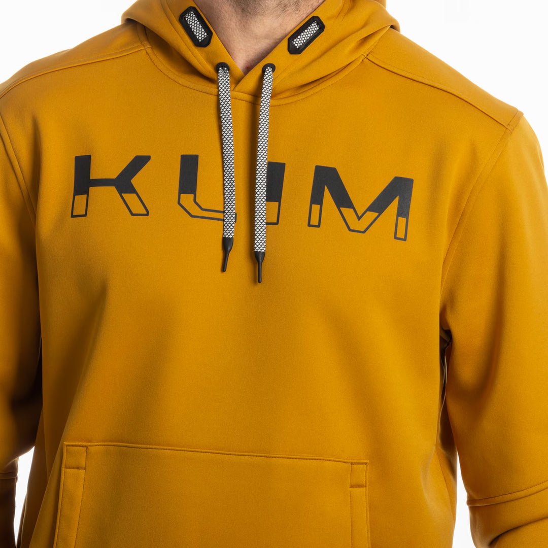 KLIM PETROL PULLOVER HOODIE - GOLDEN BROWN - BLACK