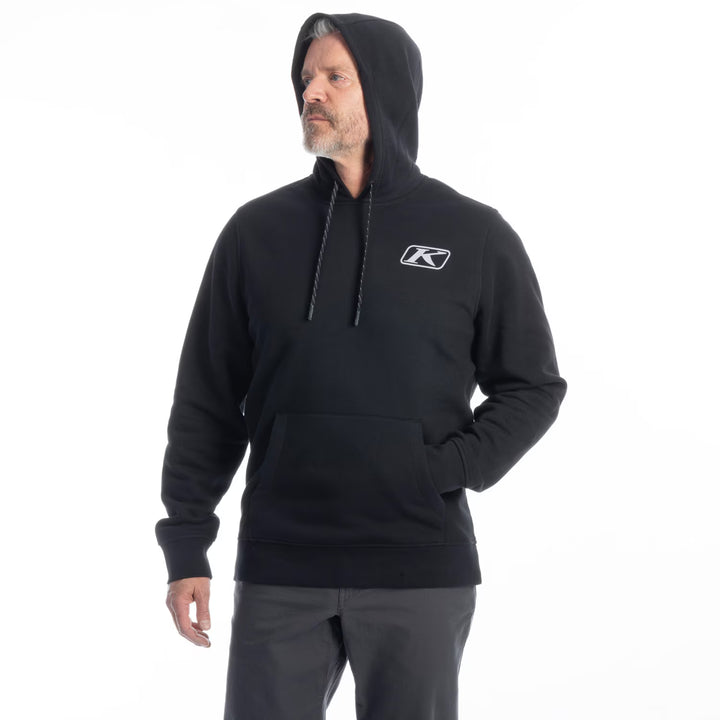 KLIM RIPPIN' PULLOVER HOODIE - BLACK - HIGH-RISE