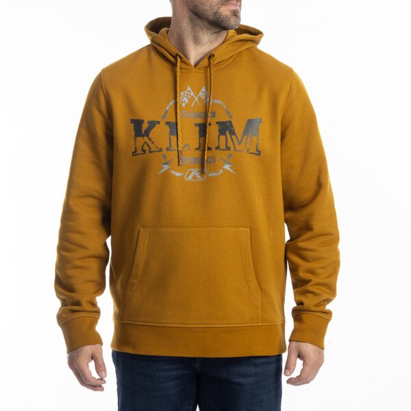 KLIM DIRT RIDER PULLOVER HOODIE - GOLDEN BROWN - BLACK