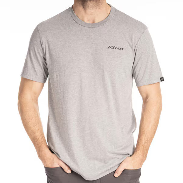 KLIM HAWLEY TRI-BLEND TEE - HEATHERED GRAY - HI-VIS