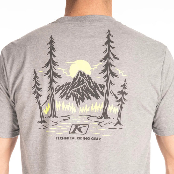 KLIM HAWLEY TRI-BLEND TEE - HEATHERED GRAY - HI-VIS
