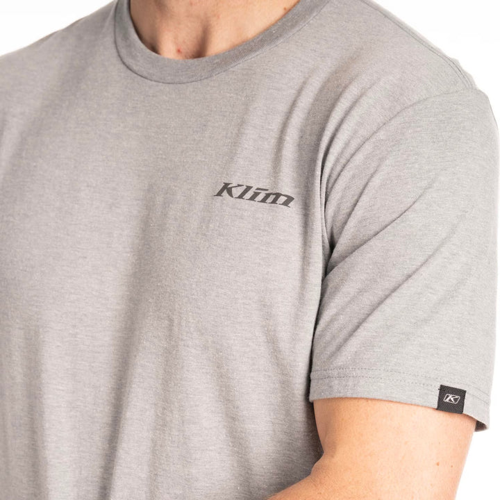 KLIM HAWLEY TRI-BLEND TEE - HEATHERED GRAY - HI-VIS