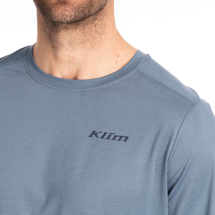 KLIM STATIC PEAK LONG SLEEVE SHIRT - BLUE FUSION