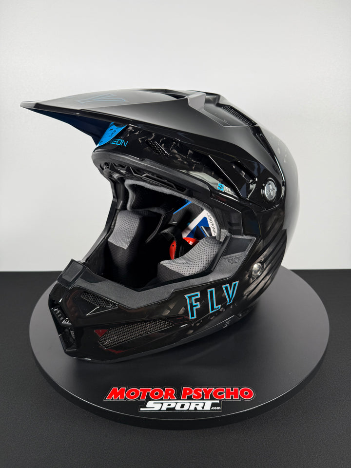 Fly Racing Formula S Carbon Helmet Black - Size M - OPEN BOX