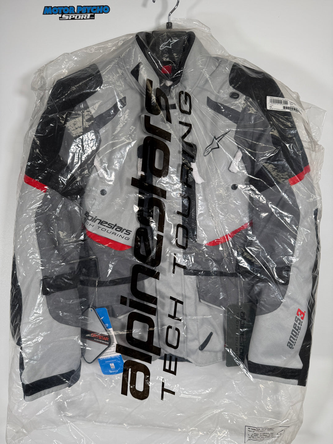 Alpinestars Andes V3 Drystar Jacket - Ice Grey/Dark Grey - DISCONTINUED - Size Small - USED LIKE NEW - FINAL SALE / NO RETURNS