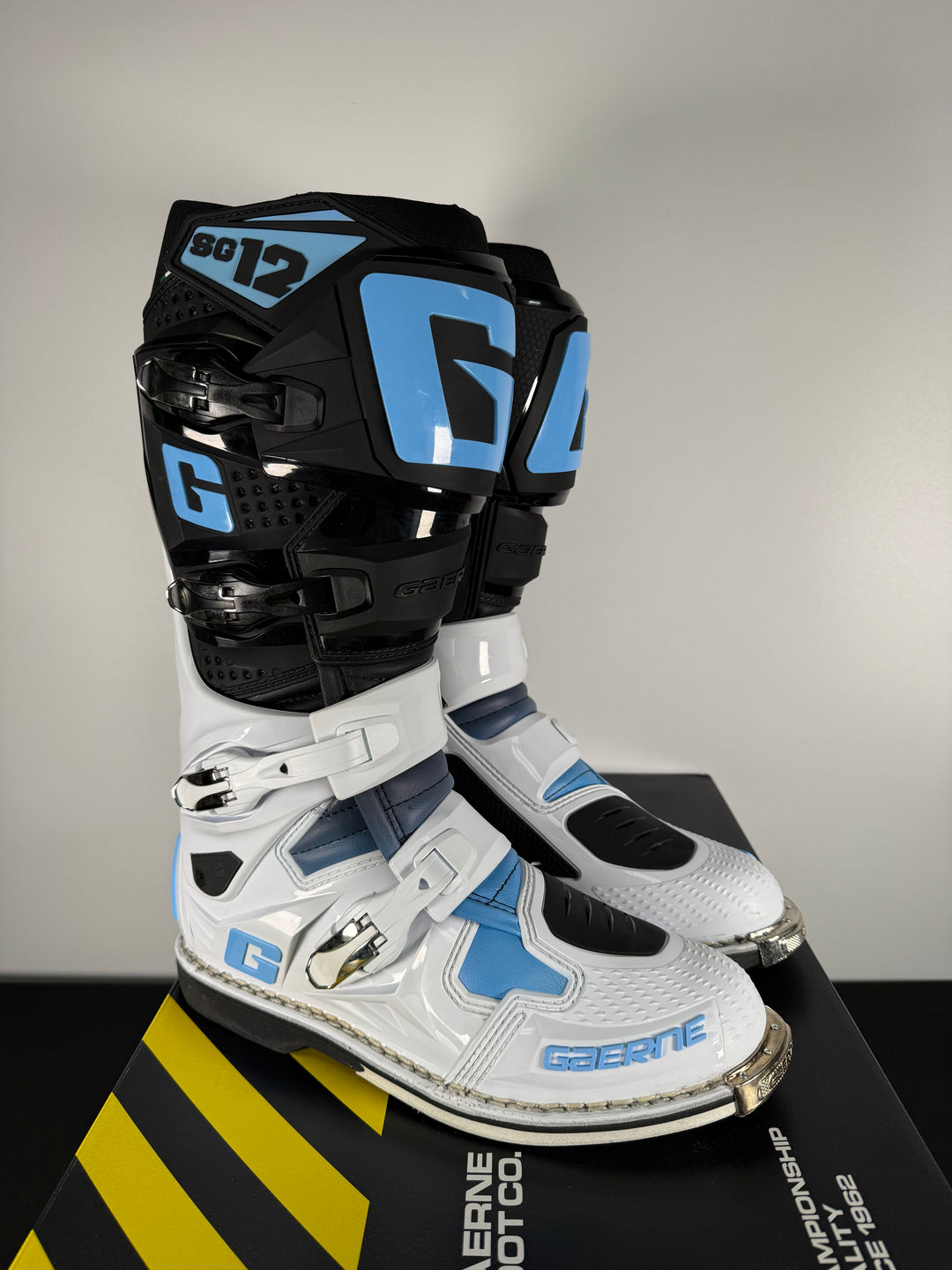 Gaerne SG-12 Boots - LE Carolina Blue - Size EU 47 / US 12 - OPEN BOX