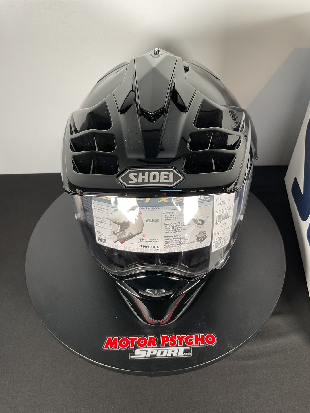 Shoei Hornet X2 Adventure Helmet - Black - Size XL - Used Open Box