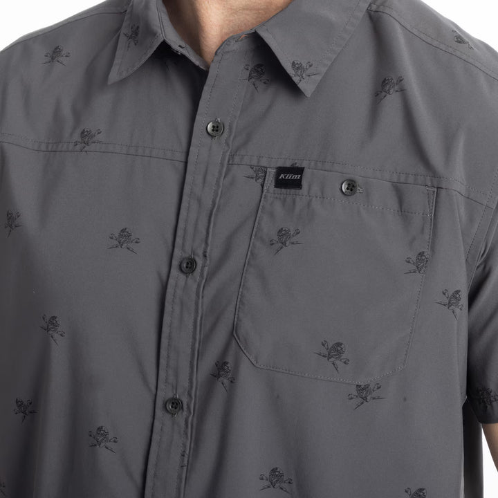 KLIM PETROL STRETCH SHIRT - ASPHALT