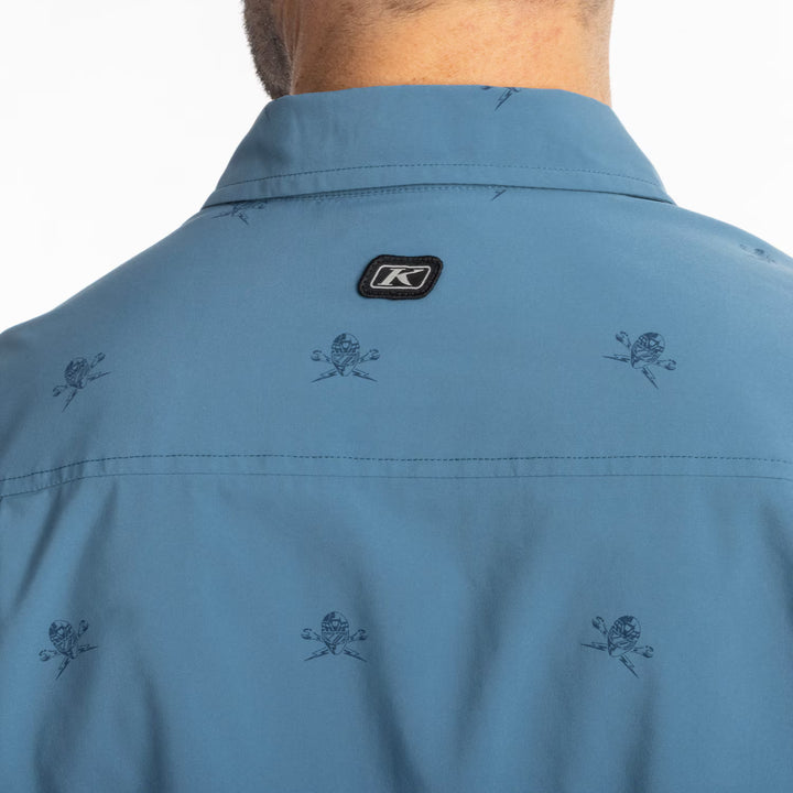 KLIM PETROL STRETCH SHIRT -BLUE FUSION