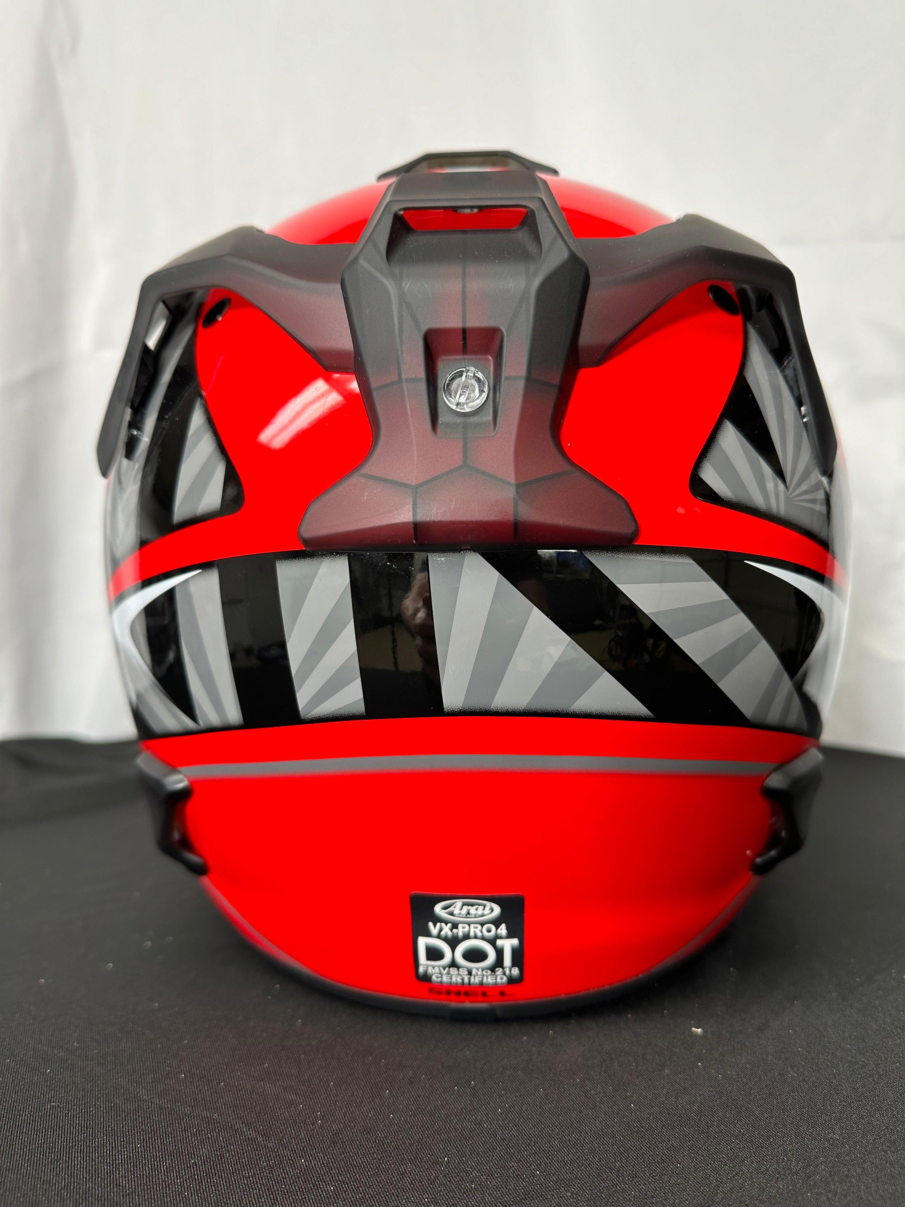 Arai VX-Pro4 Helmet - Scoop Red - Size Large - OPEN BOX