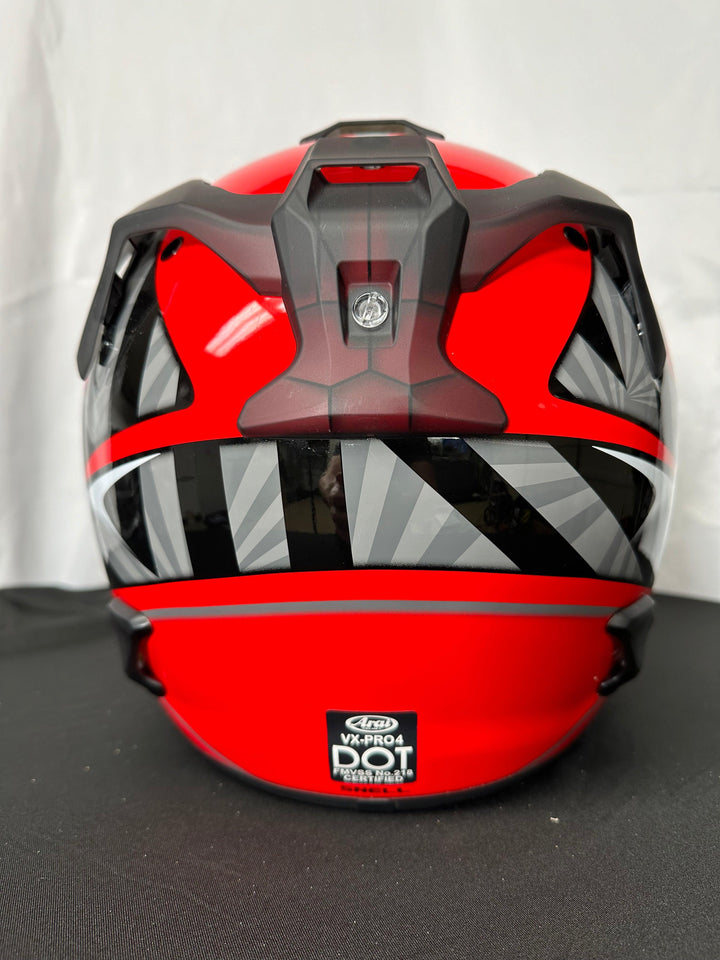 Arai VX-Pro4 Helmet - Scoop Red - Size Large - OPEN BOX