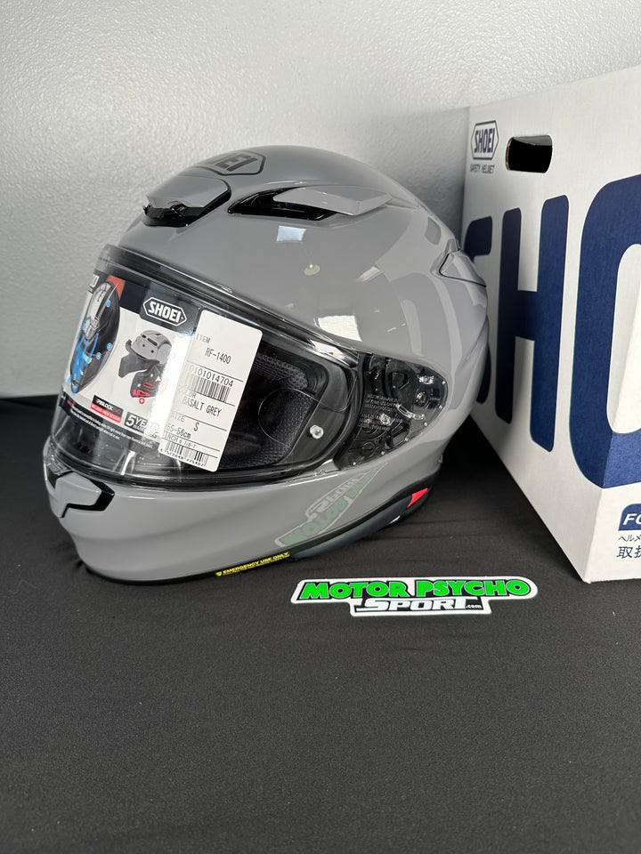 Shoei RF-1400 Helmet - Gloss Basalt Gray - Size Small - USED / OPEN BOX