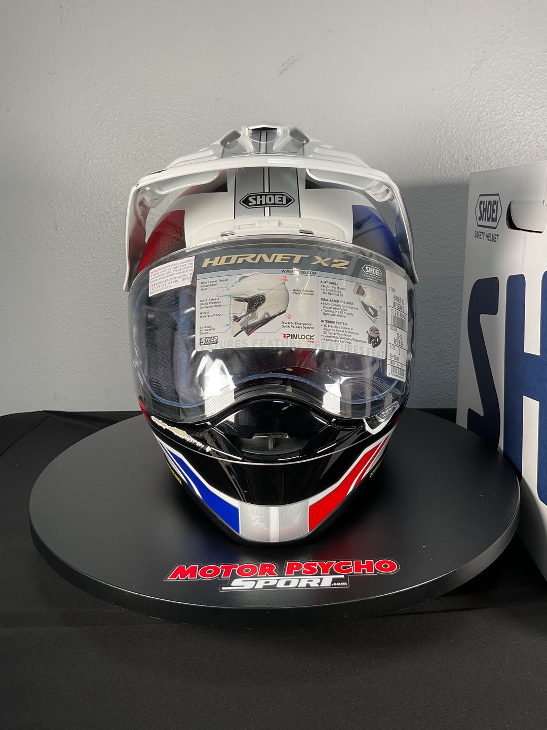 Shoei Hornet X2 Invigorate Adventure Helmet - TC-10 - Size Large - Used Fair