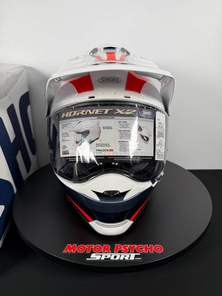 Shoei Hornet X2 Invigorate Adventure Co Helmet - TC-10 -Size M- USED LIKE NEW
