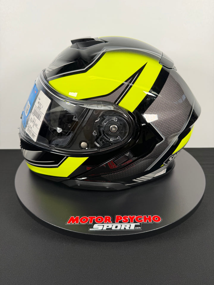 Shoei Neotec 3 Grasp Modular Helmet - TC-3 Black/Hi-Viz - Size XL - USED / OPEN BOX