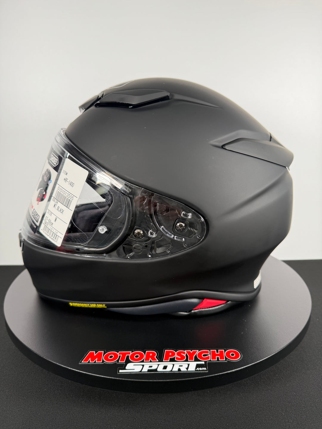 Shoei RF-1400 Helmet - Matte Black - Size M - USED / OPEN BOX