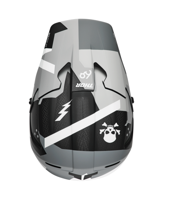 Thor - Reflex Sport Carbon Helmet - Carbon Brave MIPS Gray/White