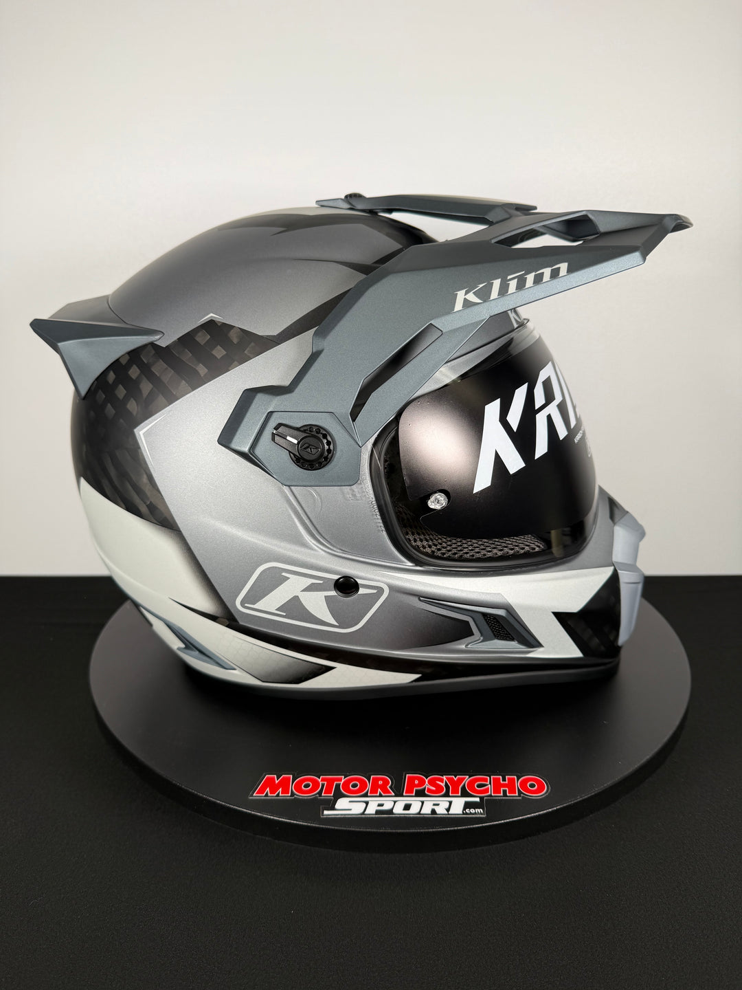 KLIM NEW KRIOS PRO HELMET ECE/DOT-CHARGER GRAY - Size XL - OPEN BOX - FINAL SALE / NO RETURNS