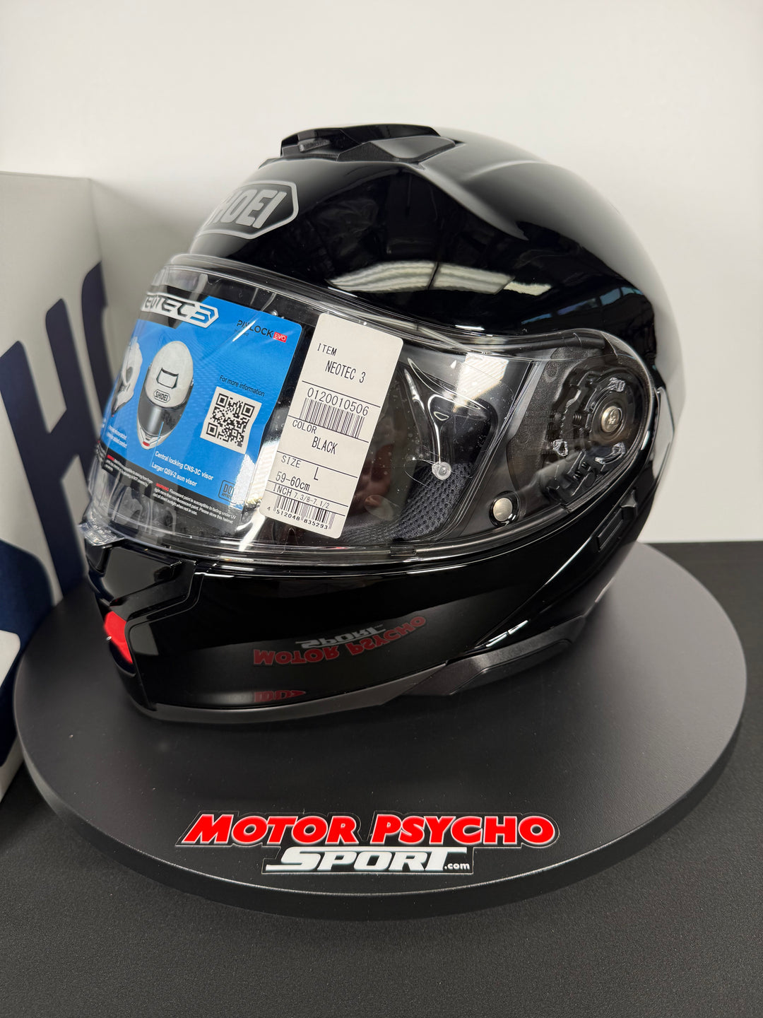 Shoei Neotec 3 Modular Helmet - Gloss Black - Size Large
