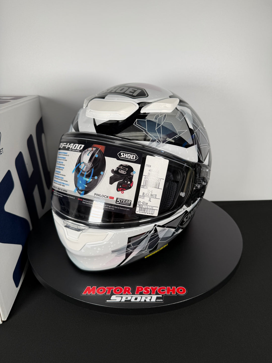 Shoei RF-1400 Origami 2 Helmet - TC-5 - Size XL - USED / OPEN BOX - FINAL SALE / NO RETURNS