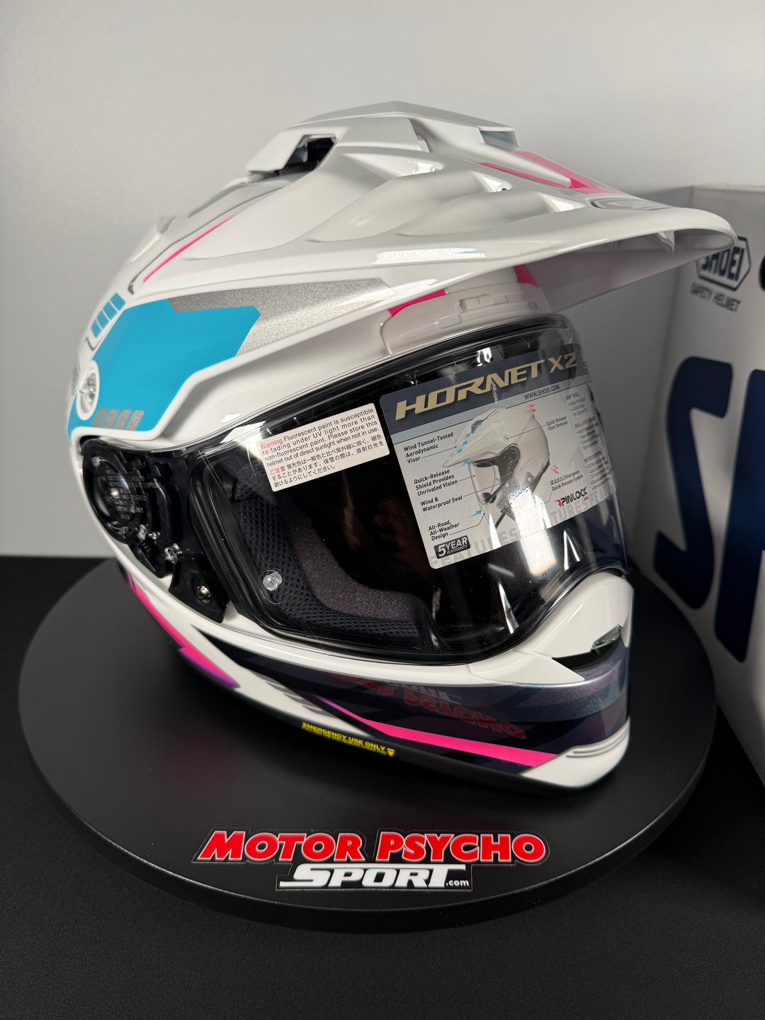 Shoei Hornet X2 Invigorate Adventure Helmet - TC-7 -Size L- USED LIKE NEW