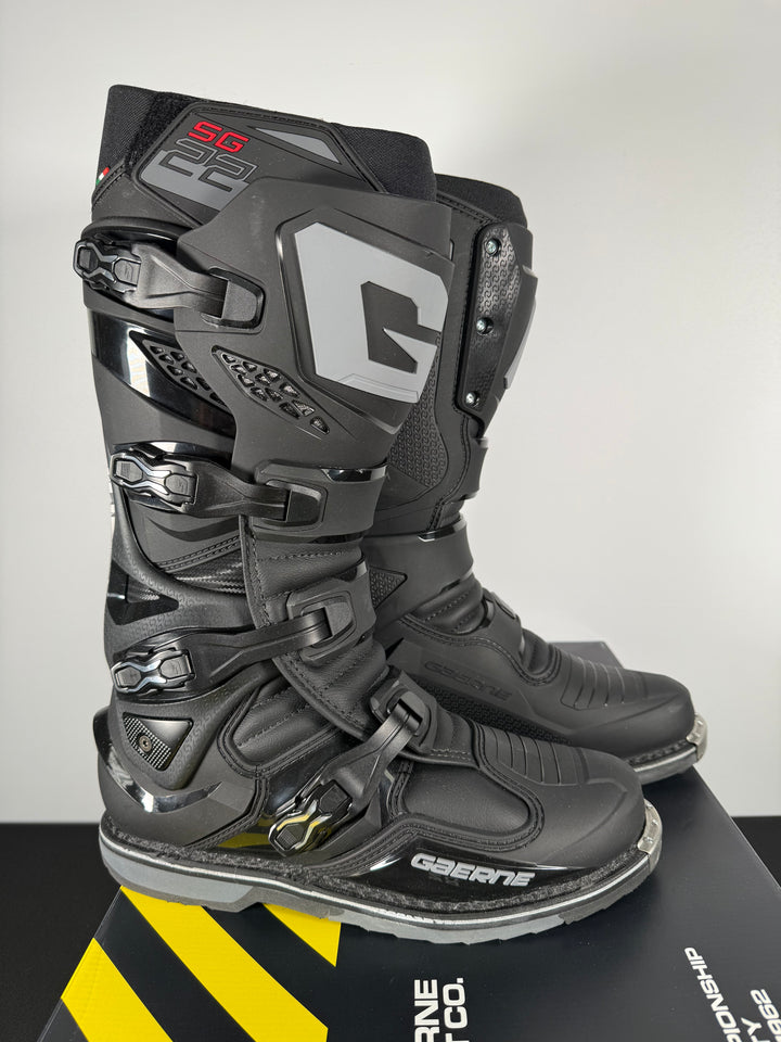 Gaerne SG-22 Boots - Black - Size Euro 47 / US 12 - OPEN BOX