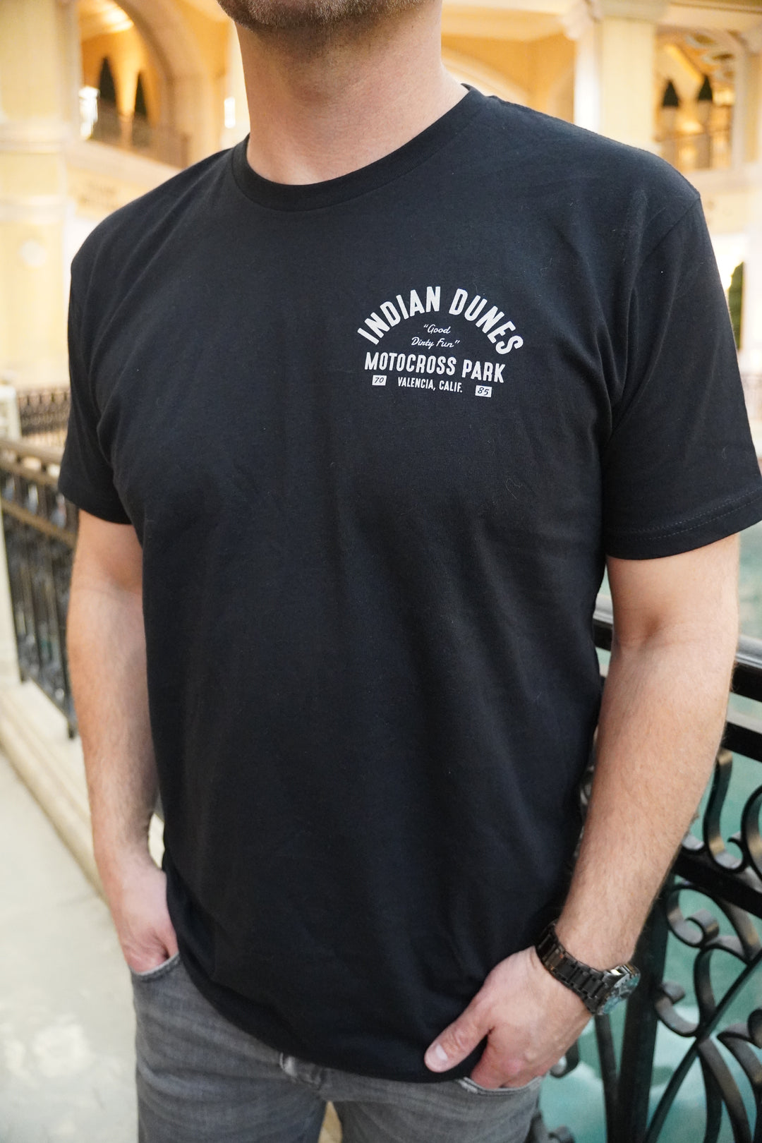 Indian Dunes Valencia T-Shirt Black