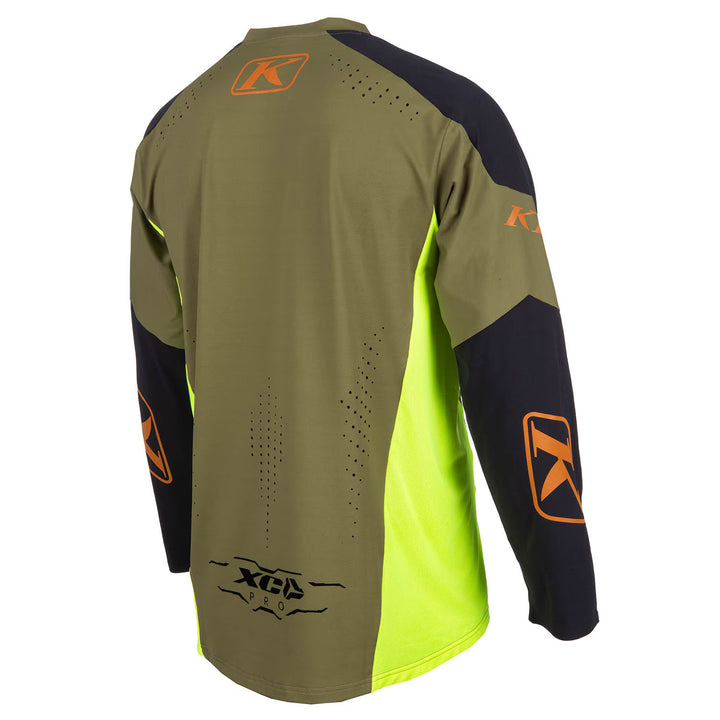 KLIM XC PRO JERSEY - HI-VIS - WINTER MOSS