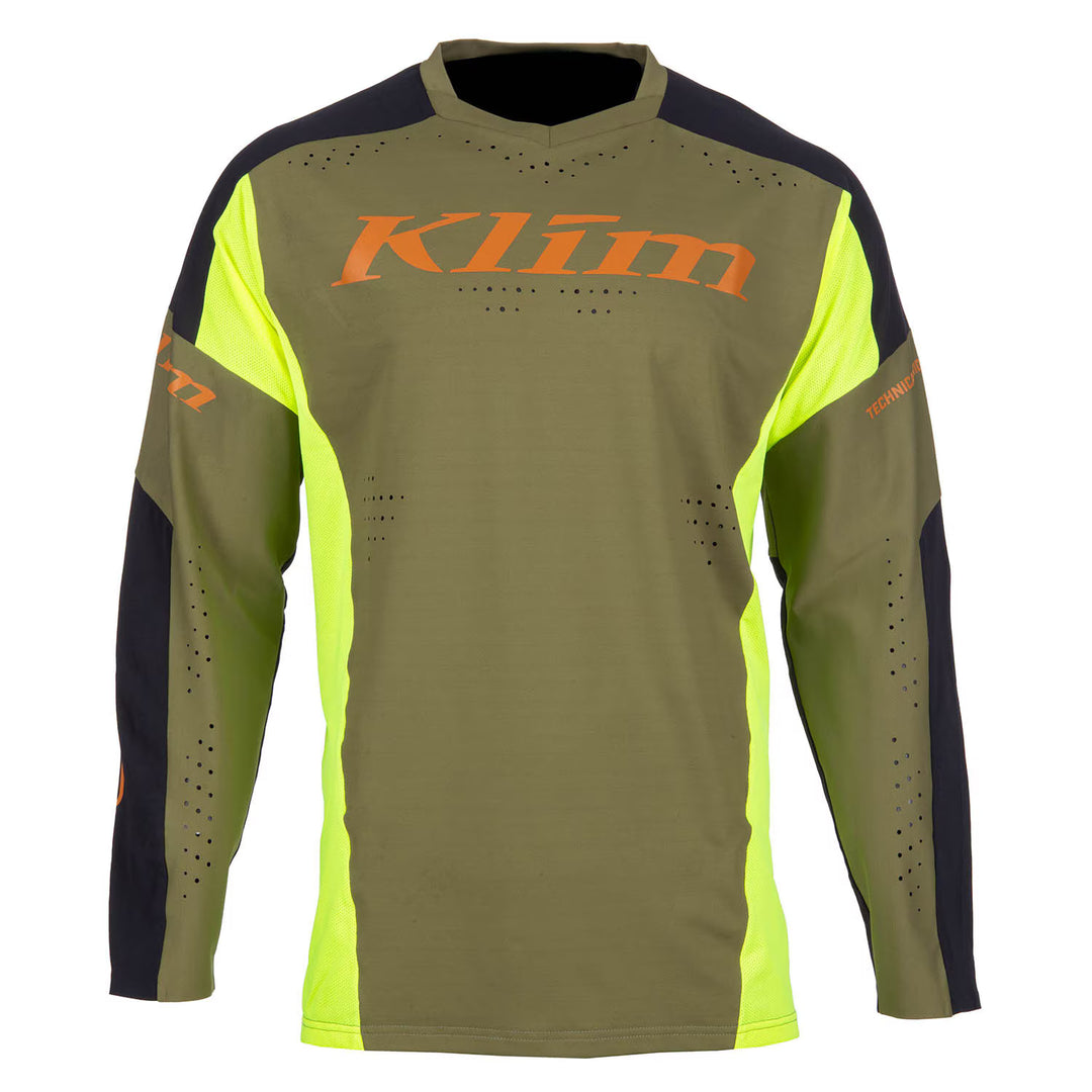 KLIM XC PRO JERSEY - HI-VIS - WINTER MOSS
