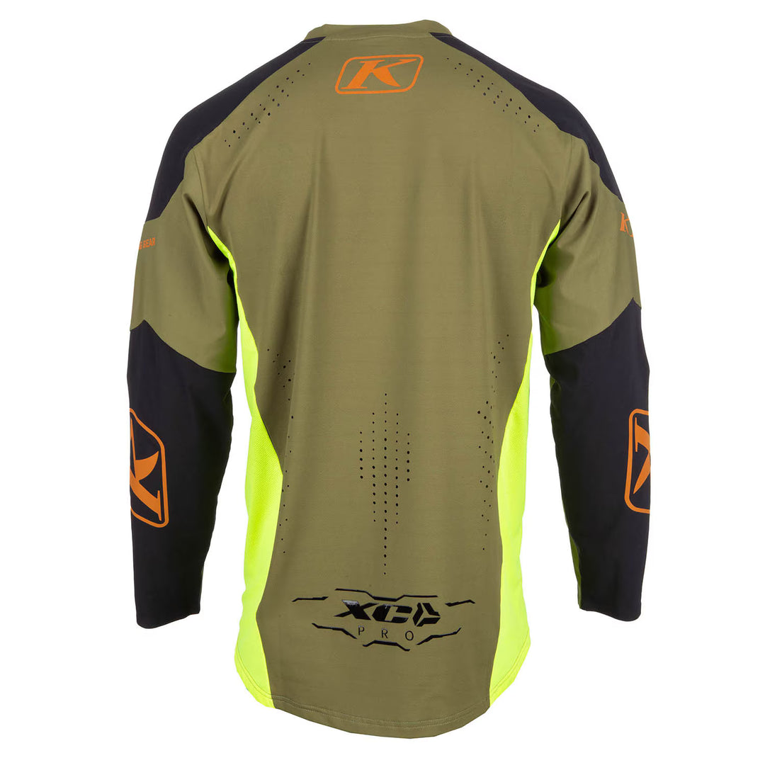 KLIM XC PRO JERSEY - HI-VIS - WINTER MOSS