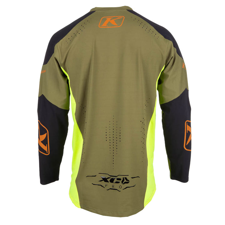 KLIM XC PRO JERSEY - HI-VIS - WINTER MOSS