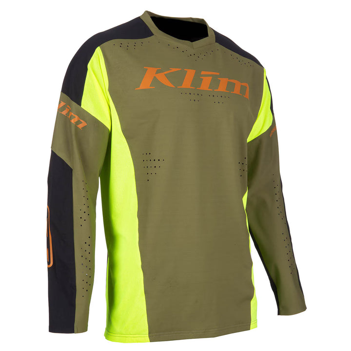 KLIM XC PRO JERSEY - HI-VIS - WINTER MOSS