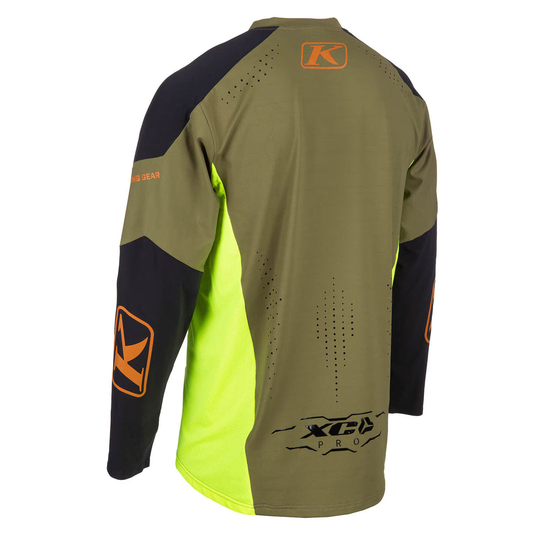 KLIM XC PRO JERSEY - HI-VIS - WINTER MOSS