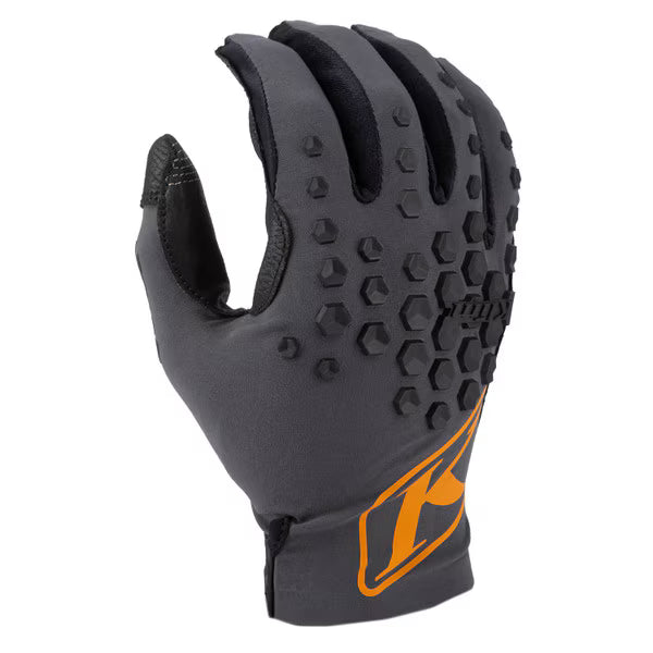 KLIM XC PRO GLOVE - ASPHALT - EMBER ORANGE