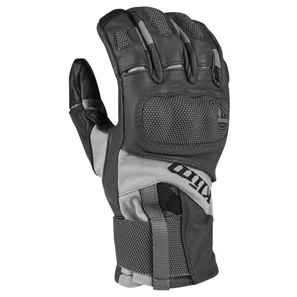 KLIM ADVENTURE GTX SHORT GLOVE - ASPHALT