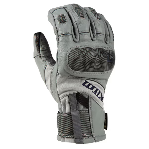 KLIM ADVENTURE GTX SHORT GLOVE - MONUMENT GRAY