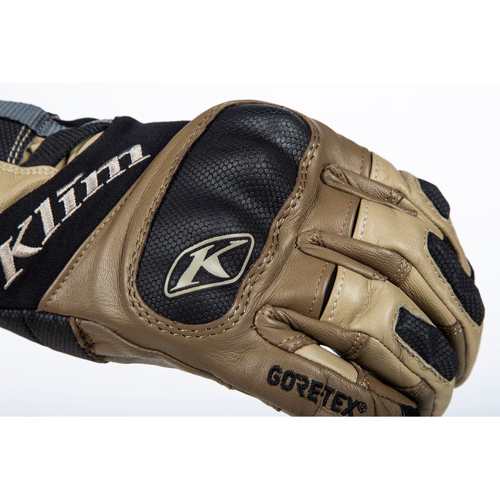 KLIM ADVENTURE GTX SHORT GLOVE - TAN