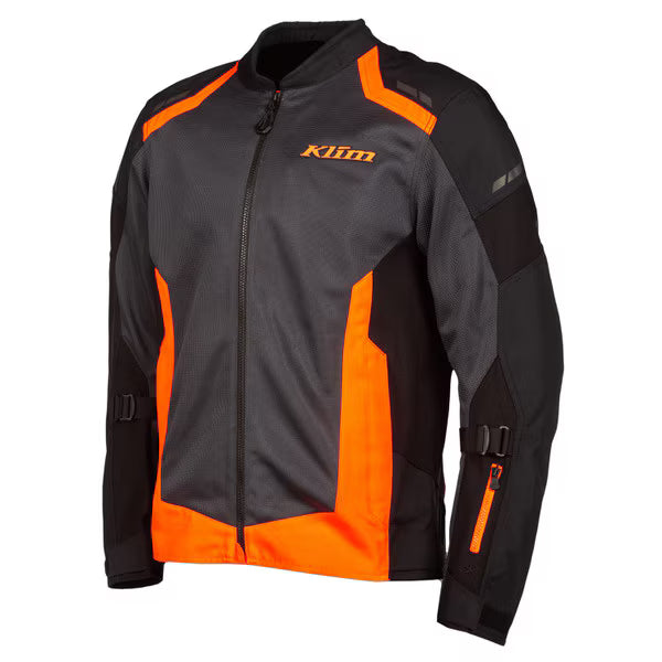 KLIM INDUCTION JACKET - BLACK - STRIKE ORANGE